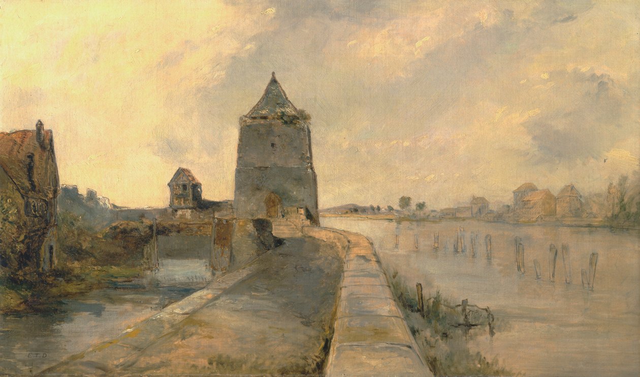 Il Reno a Costanza (Konstanz-am-Rhein) da Rev. Edward Thomas Daniell