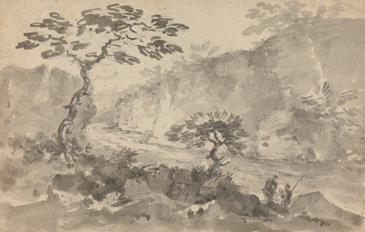 Paesaggio con Due Uomini da Rev. William Gilpin