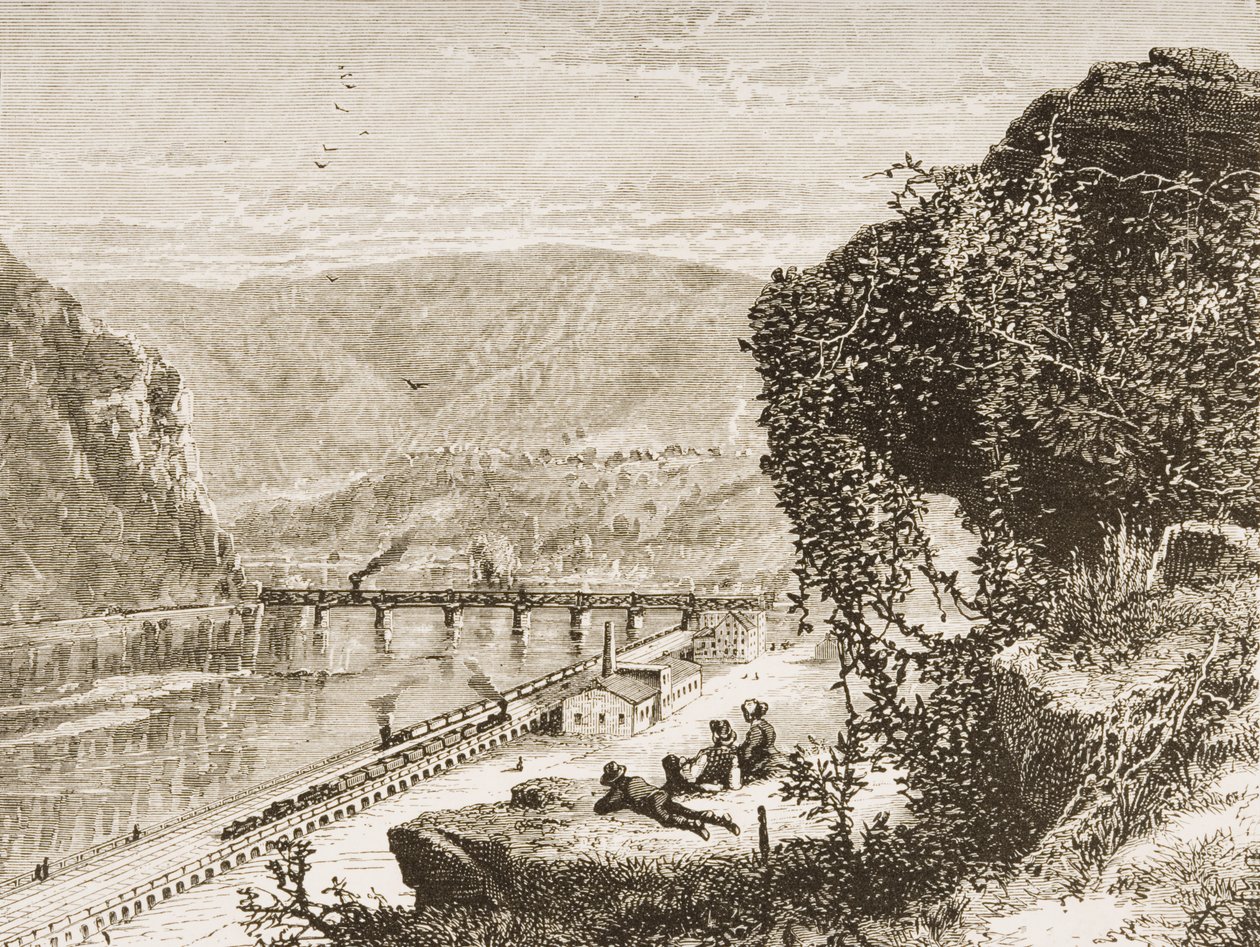 Harpers Ferry, West Virginia, c.1880 da Reverend Samuel Manning