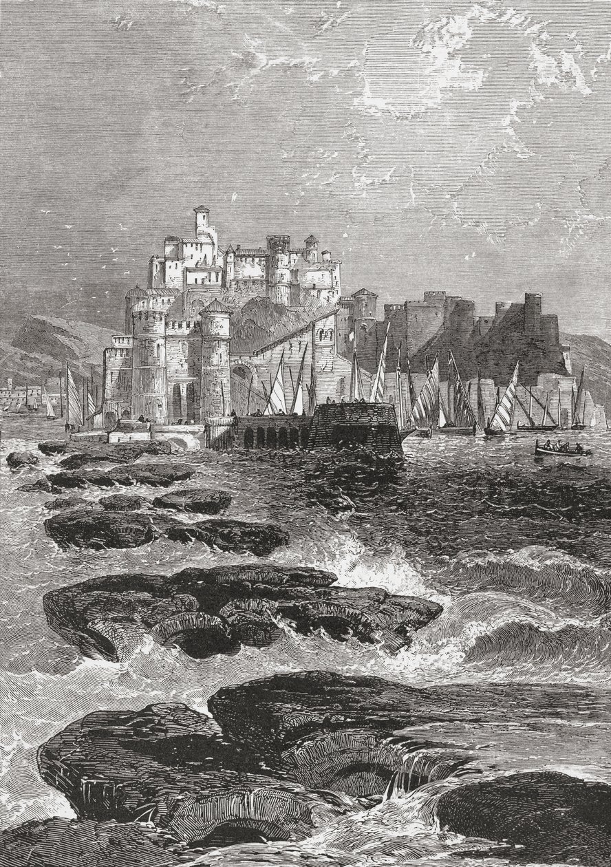 Pozzuoli, Napoli, Italia meridionale alla fine del XIX secolo. Da Immagini Italiane di Rev. Samuel Manning, pubblicato c.1890. da Reverend Samuel Manning