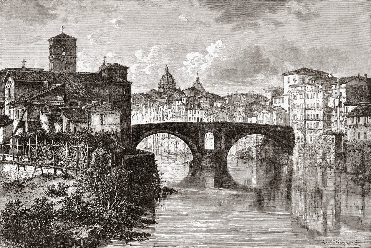 Il Pons Fabricius, o Ponte dei Quattro Capi, e l