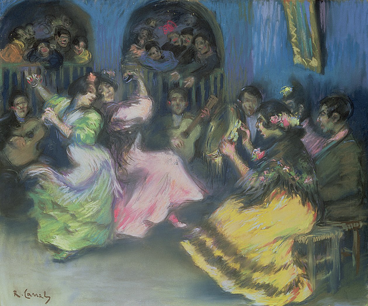 Ballerini gitani spagnoli, 1898 da Ricardo Canals y Llambi