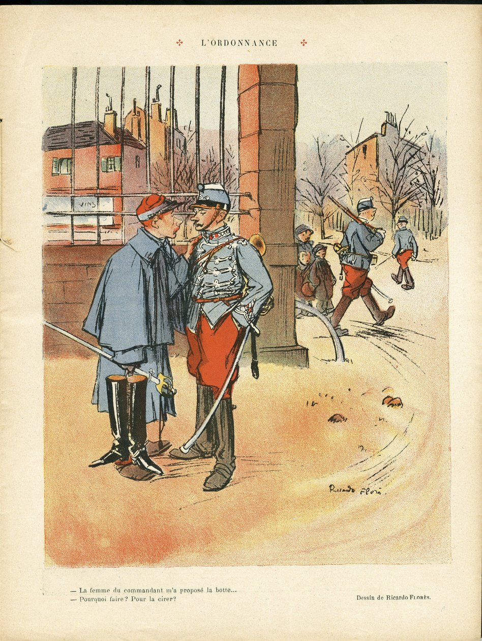 Illustrazione di Ricardo Flores (1878-1918) in Le Rire, 05/06/09 - L