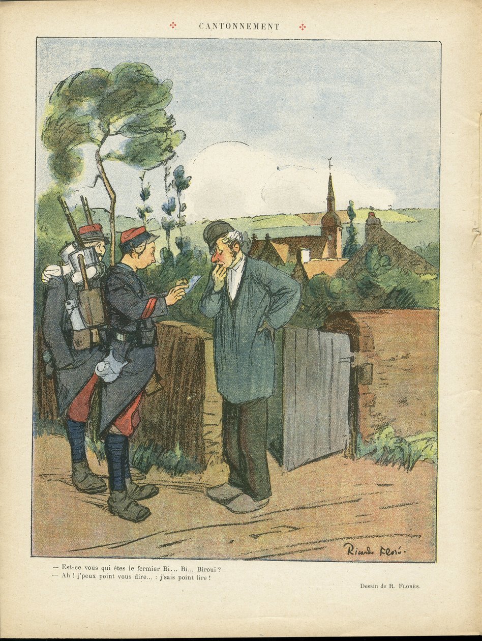 Illustrazione di Ricardo Flores (1878-1918) in Le Rire da Ricardo Flores