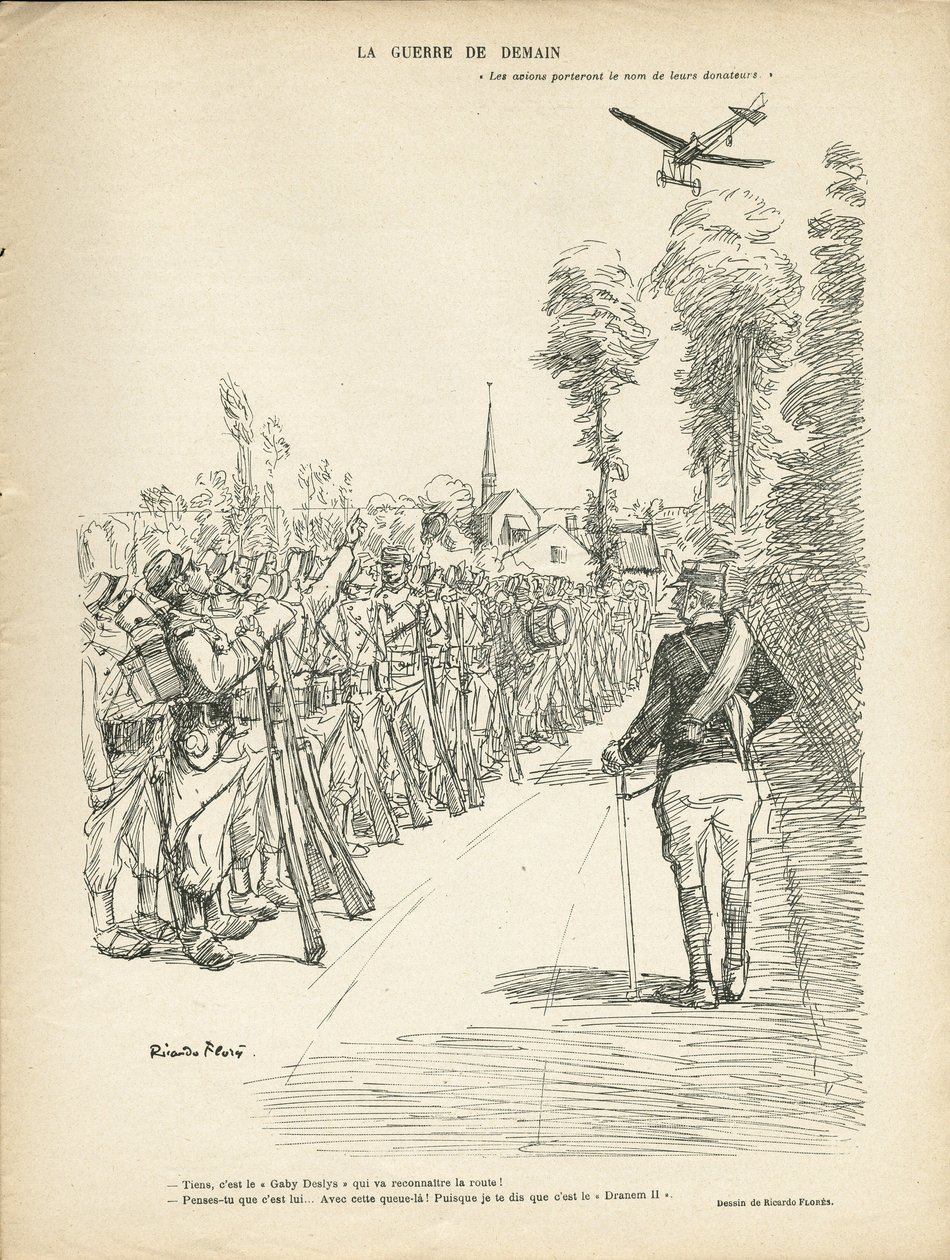 Illustrazione di Ricardo Flores (1878-1918) in Le Lire da Ricardo Flores
