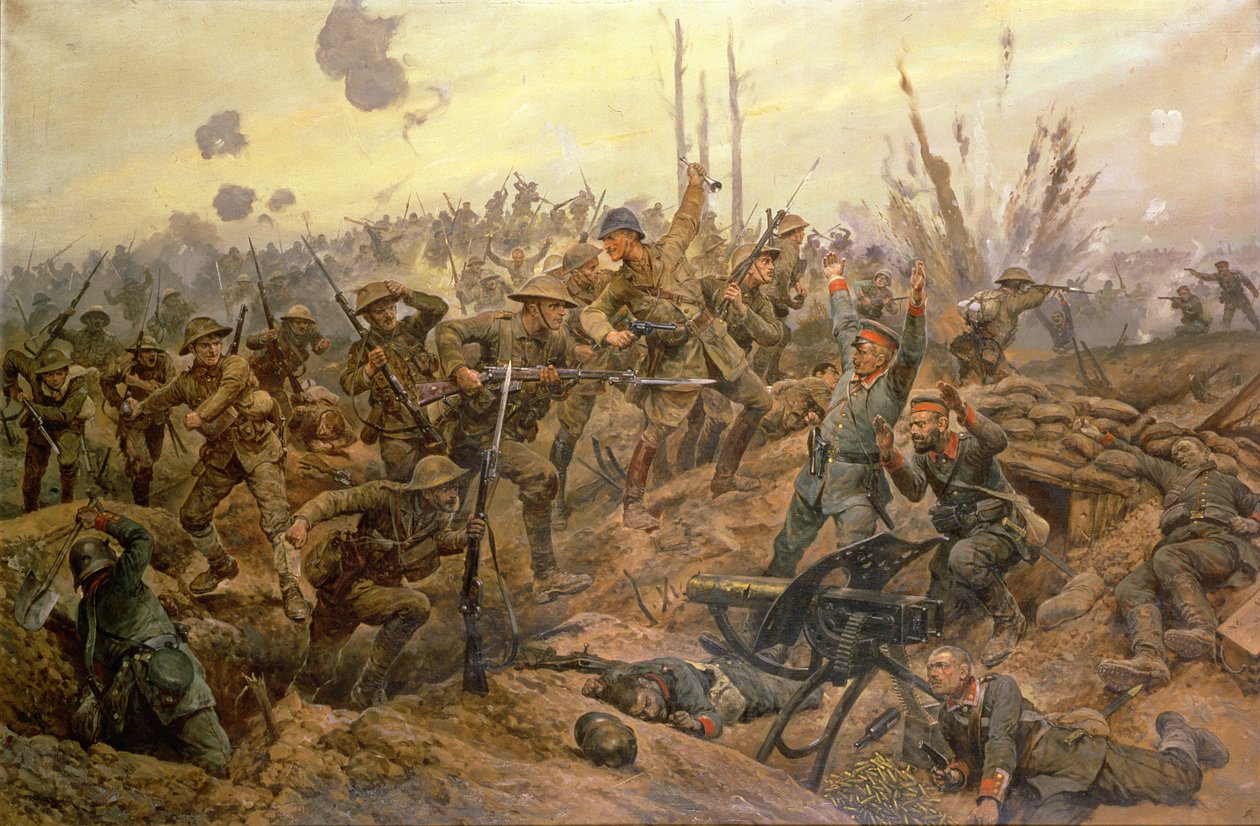 La Battaglia della Somme da Richard Caton Woodville junior