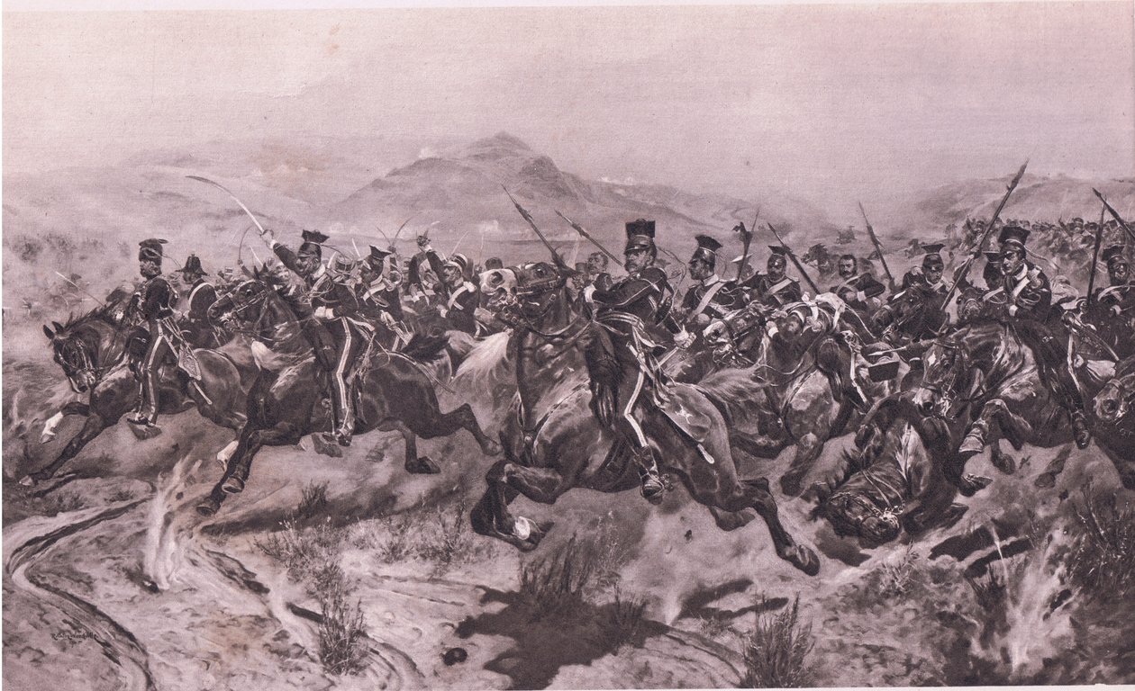 La carica della Brigata Leggera a Balaclava da Richard Caton Woodville junior