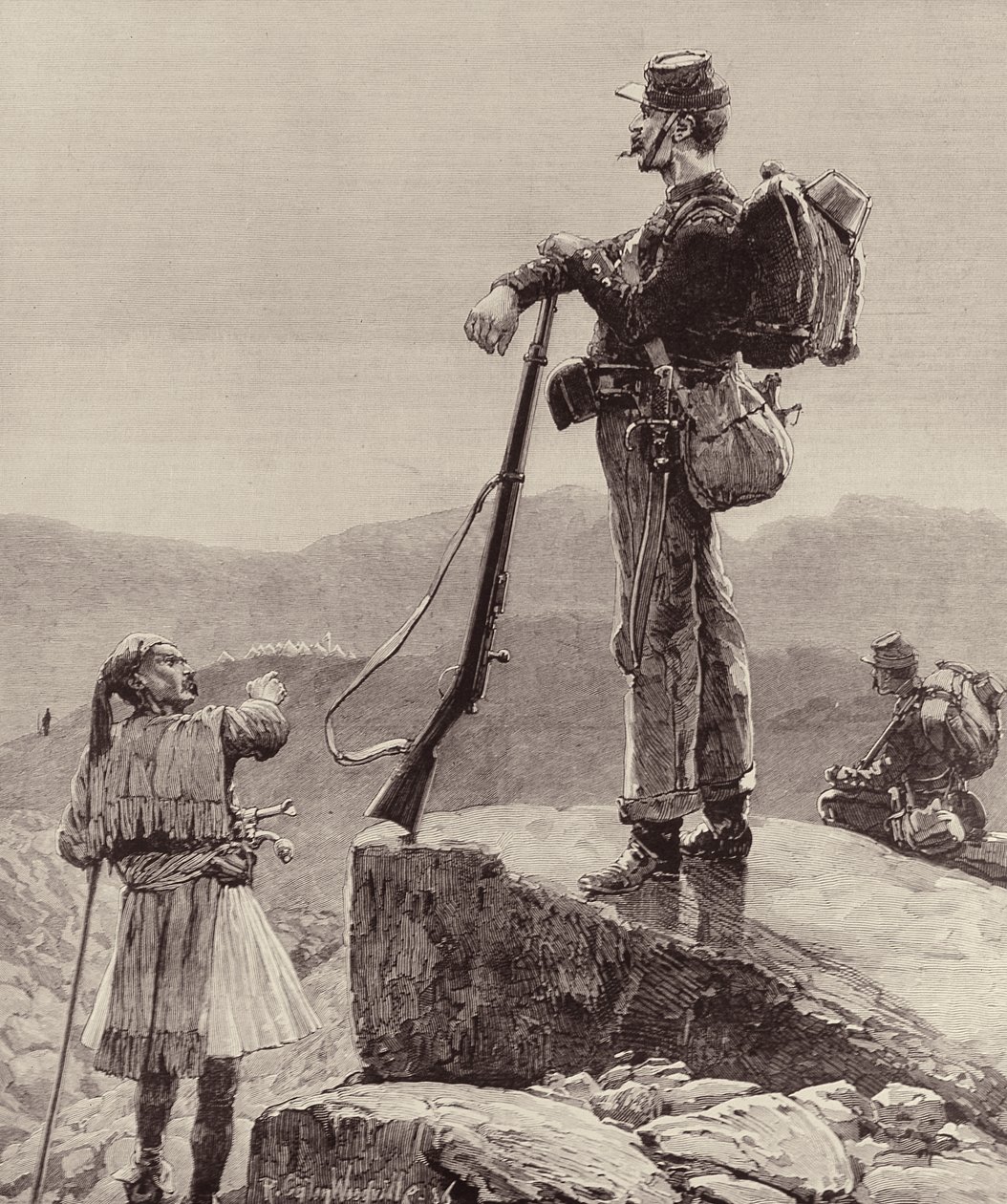 In guardia: soldati di fanteria dell