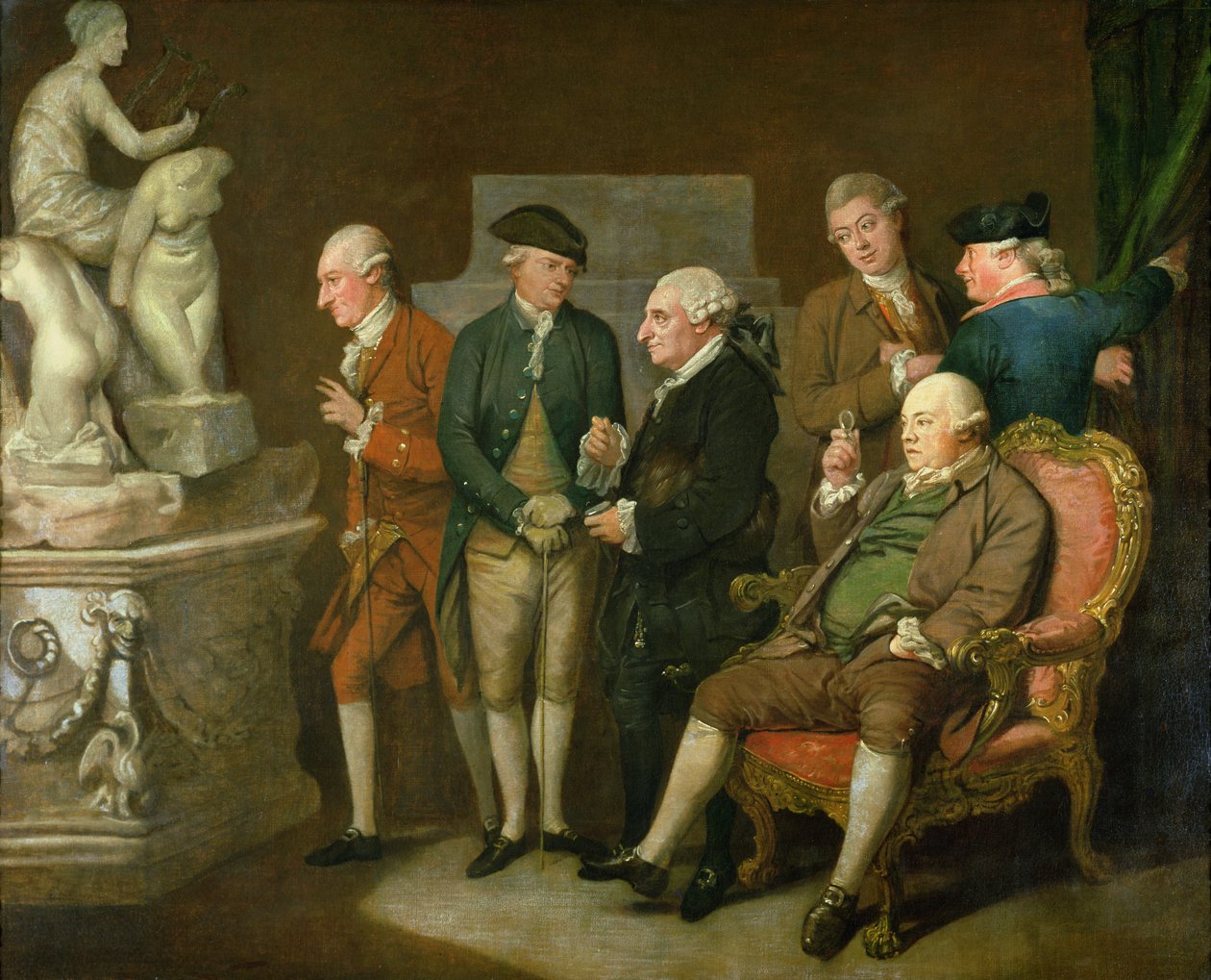 Gruppo di intenditori da Richard Cosway