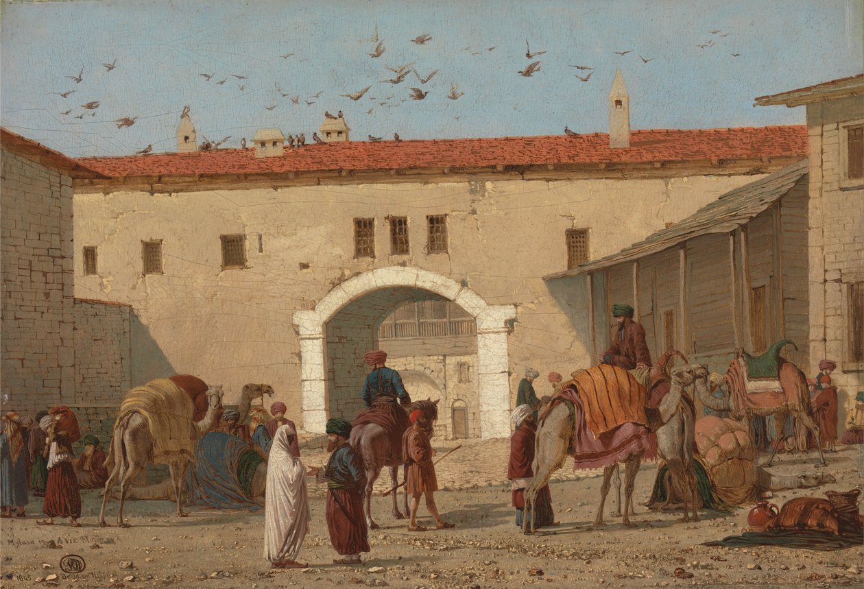 Caravanserraglio a Mylasa in Asia Minore da Richard Dadd