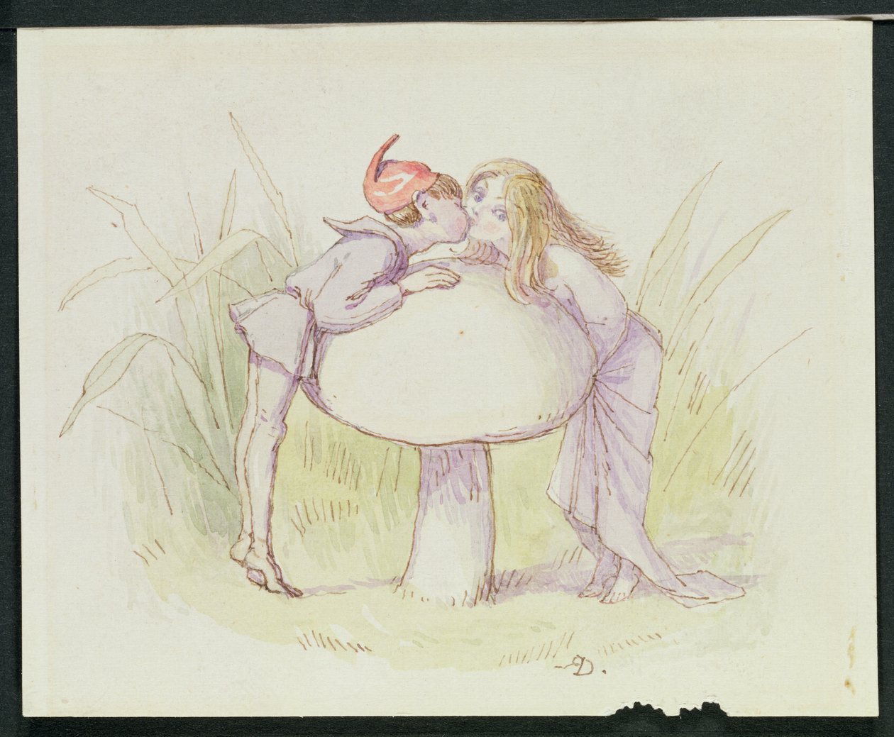 Un elfo e una fata da Richard Doyle