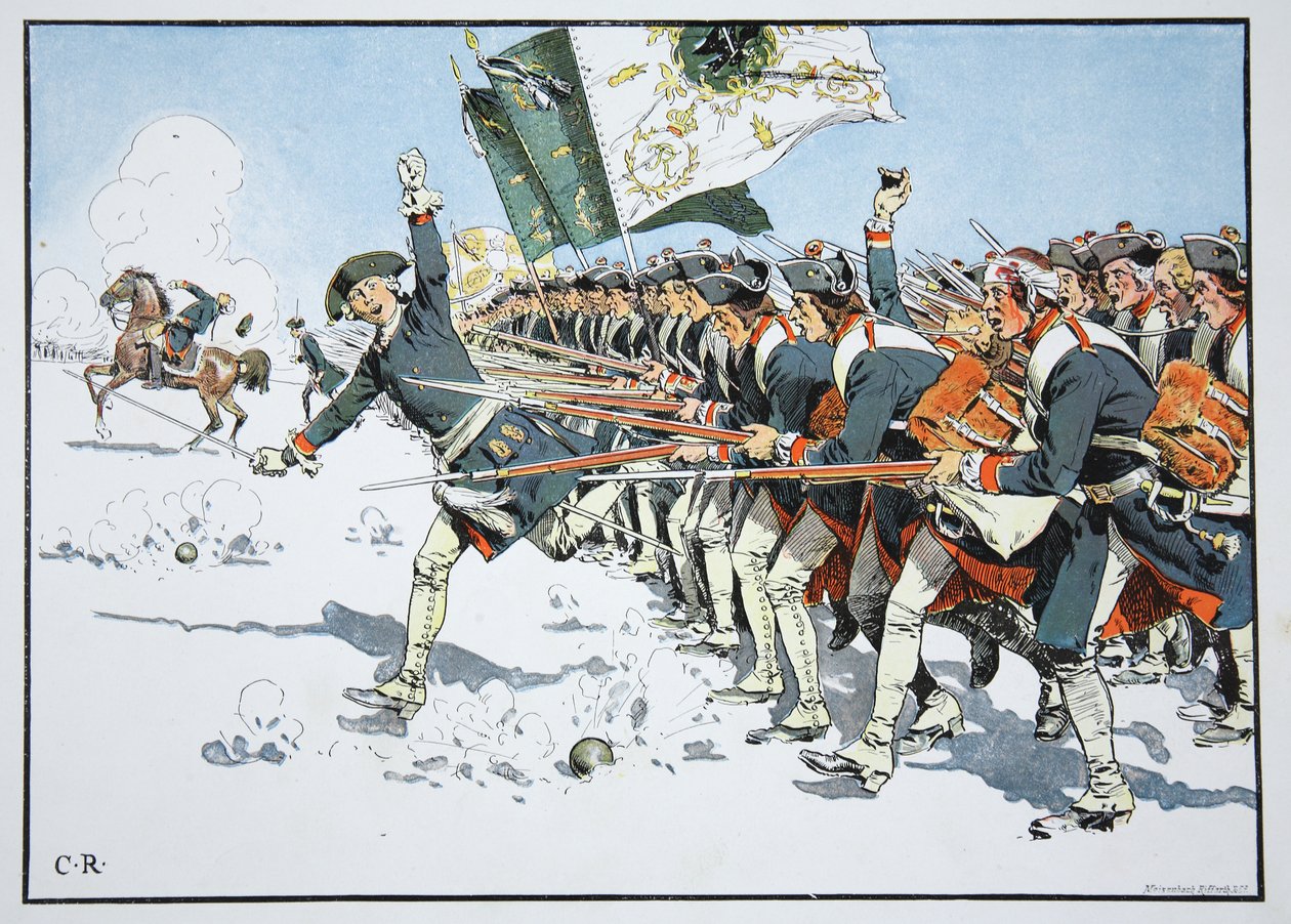 Battaglia di Mollwitz, 10 aprile 1741 da Richard Knoetel
