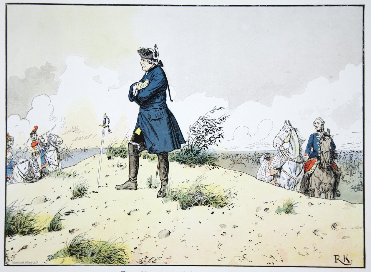 Kunersdorf, 12 agosto 1759 da Richard Knoetel