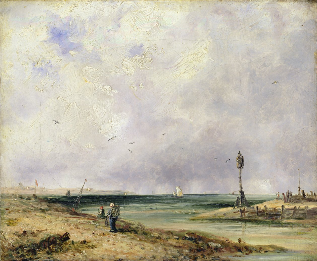 Scena di spiaggia da Richard Parkes Bonington