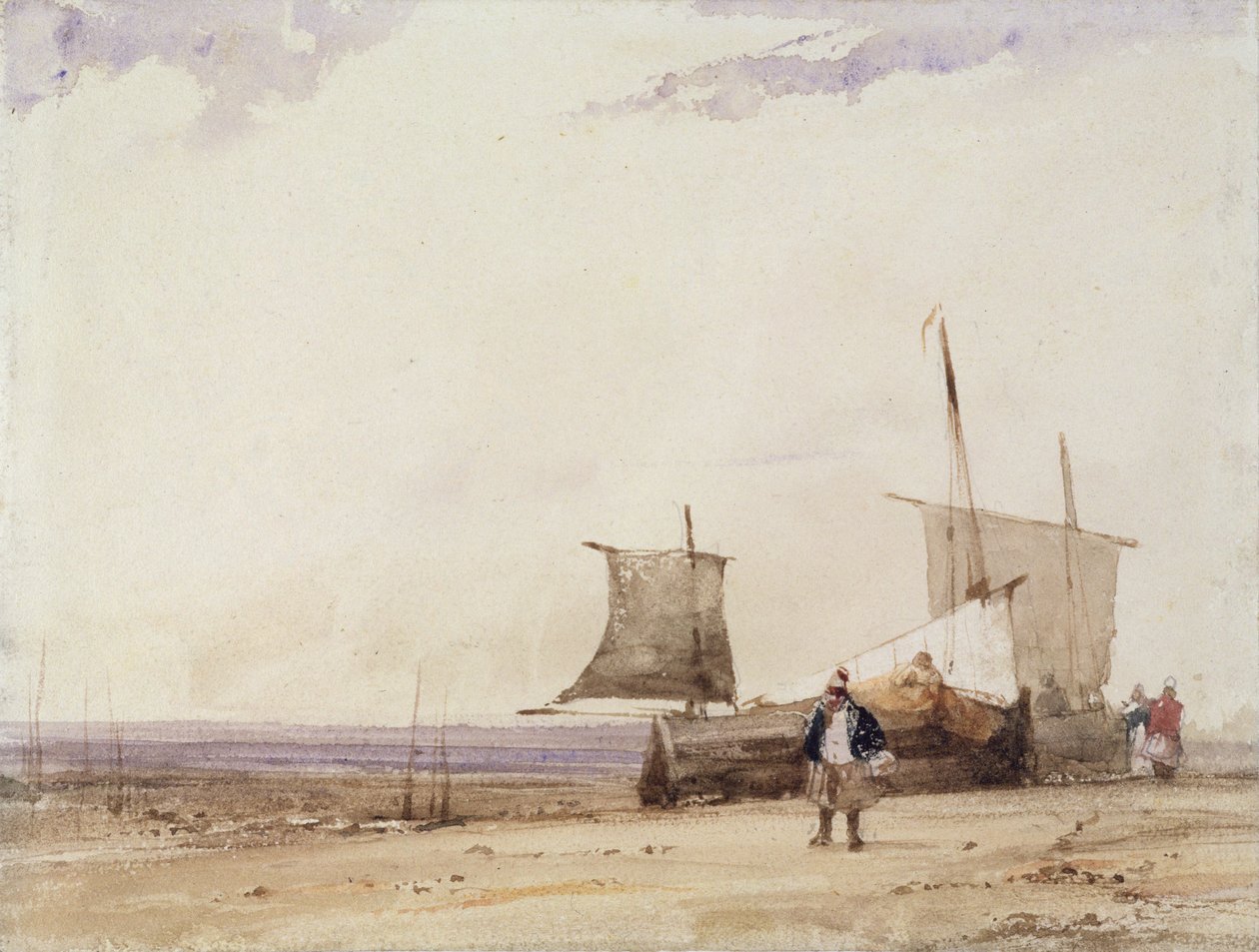 Scena di spiaggia da Richard Parkes Bonington