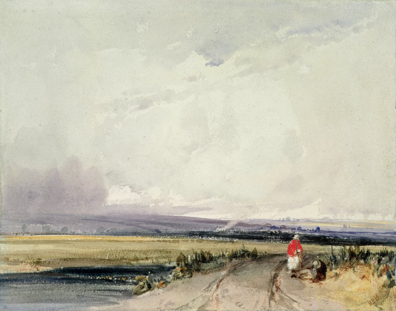 Paesaggio in Normandia, tradizionalmente noto come 