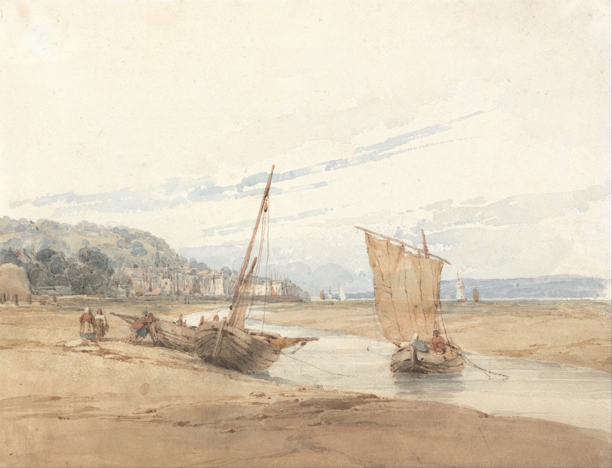 Vicino a Honfleur da Richard Parkes Bonington