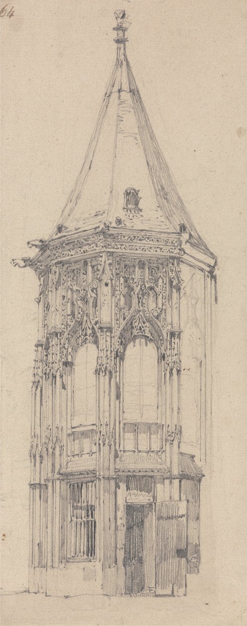 Palais de Justice, Rouen da Richard Parkes Bonington