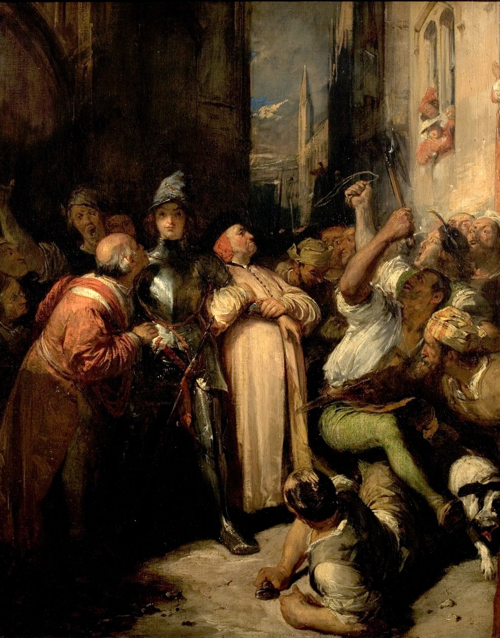 Quentin Durward a Liegi, Belgio, 1827-28 da Richard Parkes Bonington