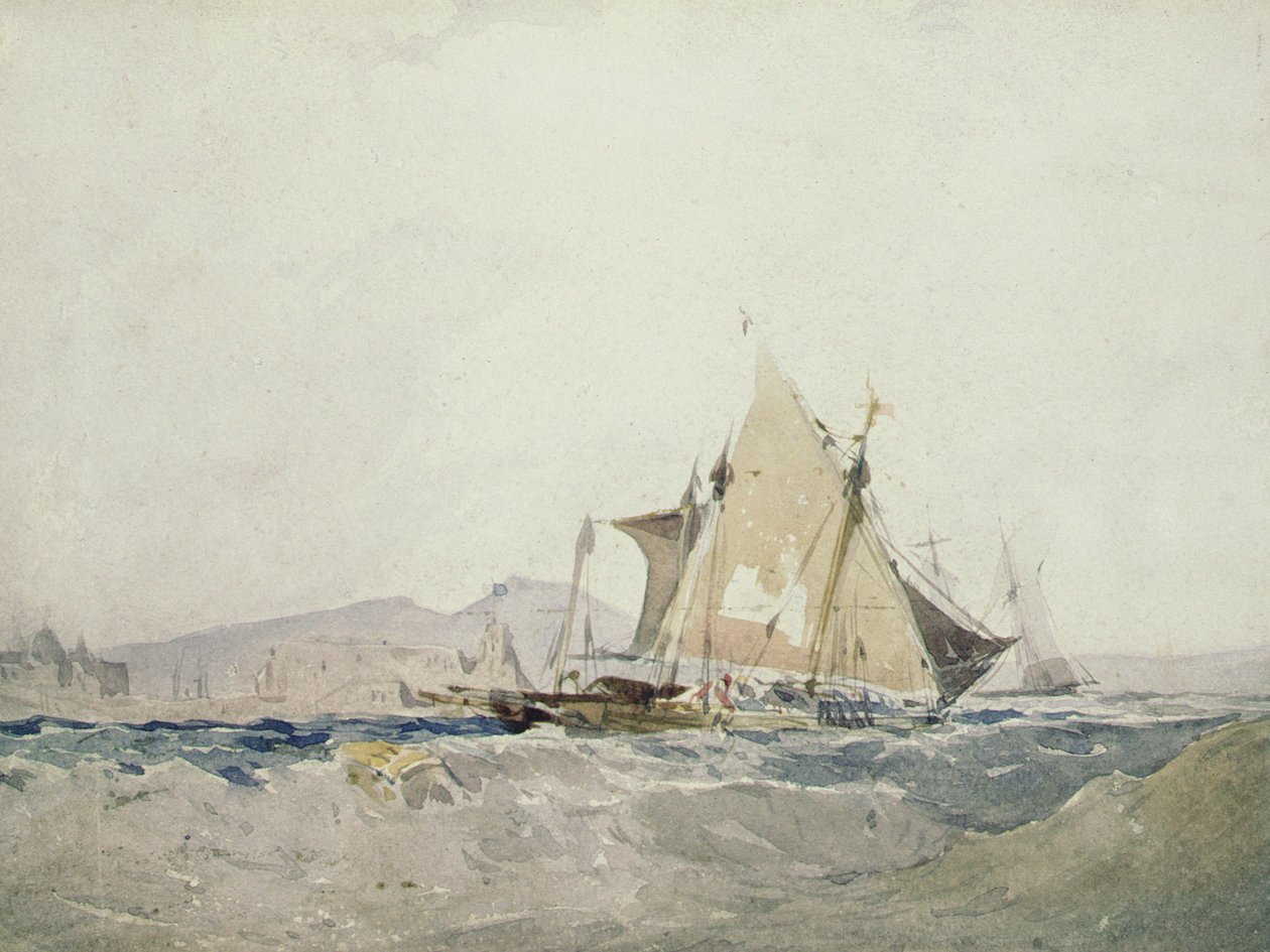 Paesaggio marino da Richard Parkes Bonington