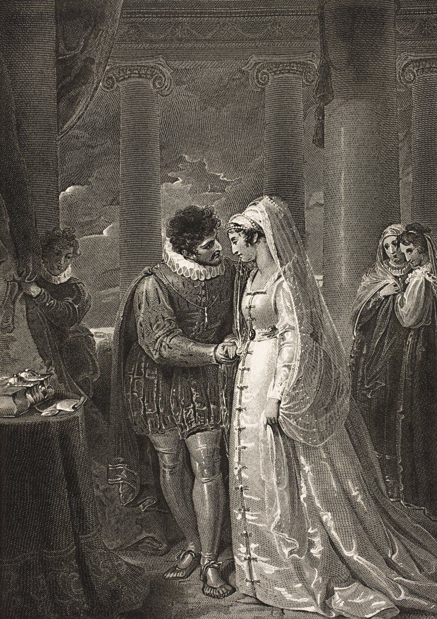 Una stanza nella casa di Portia, Atto III, Scena II, da 