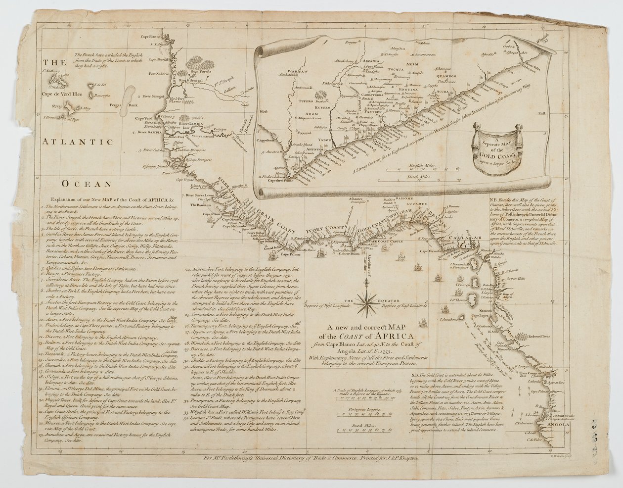 Mappa della costa dell