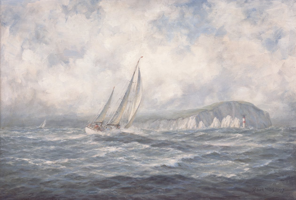 Al largo delle Needles, Isola di Wight, 1997 da Richard Willis