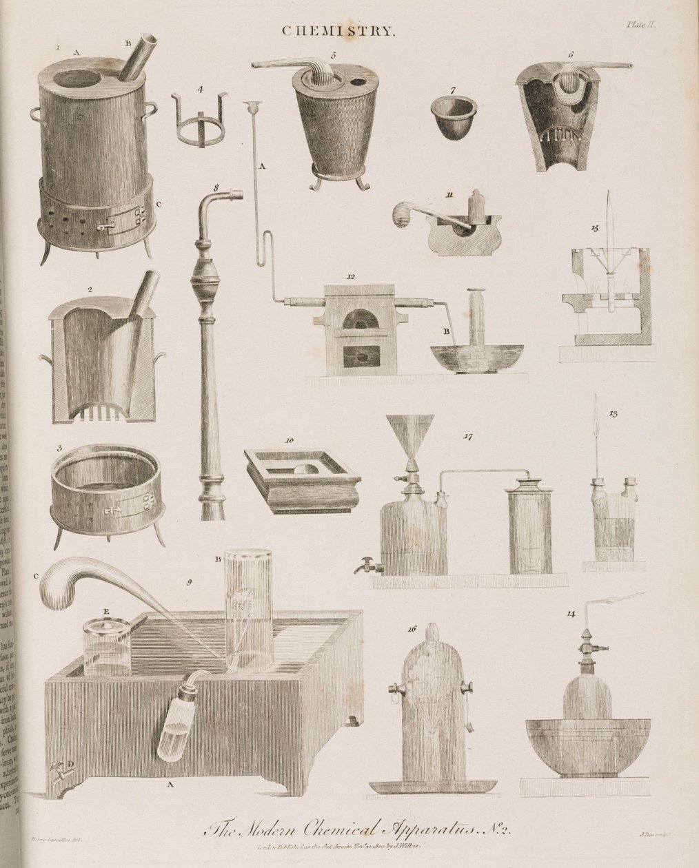 Laboratori chimici, apparecchiatura da John Pardon