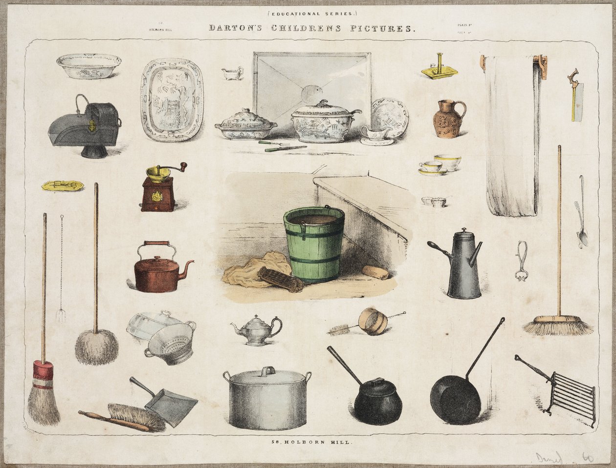 Utensili domestici, c. 1870-1900 da John Pardon