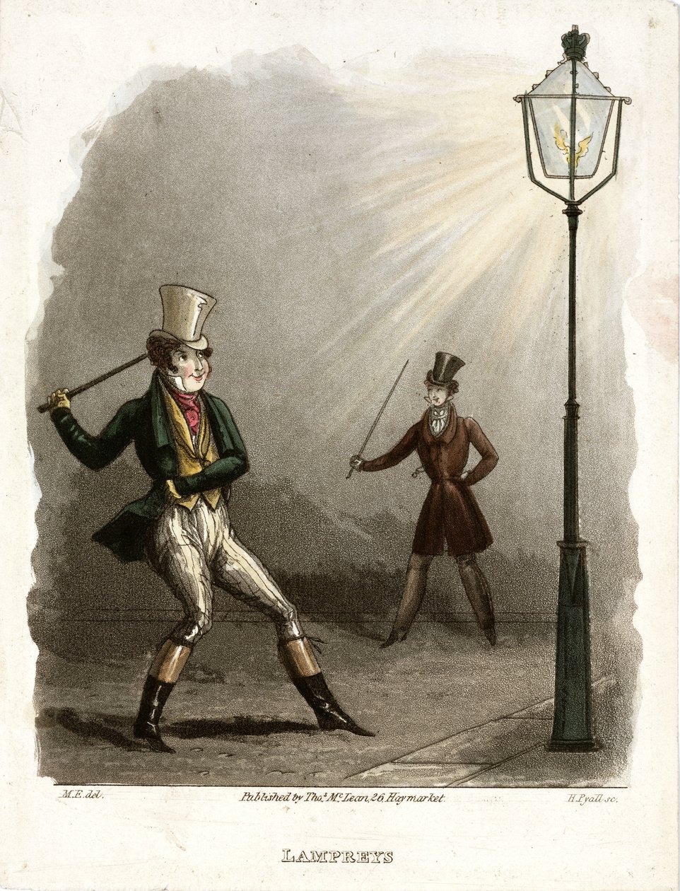 Lamprede, c. 1820 da John Pardon