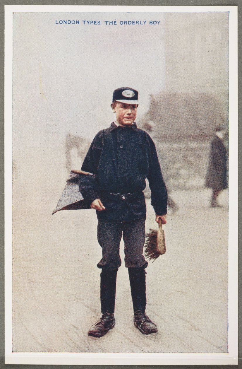 Tipi di Londra: Il ragazzo ordinato, c. 1914 da John Pardon