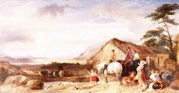 La sosta del mandriano da Richard Ansdell