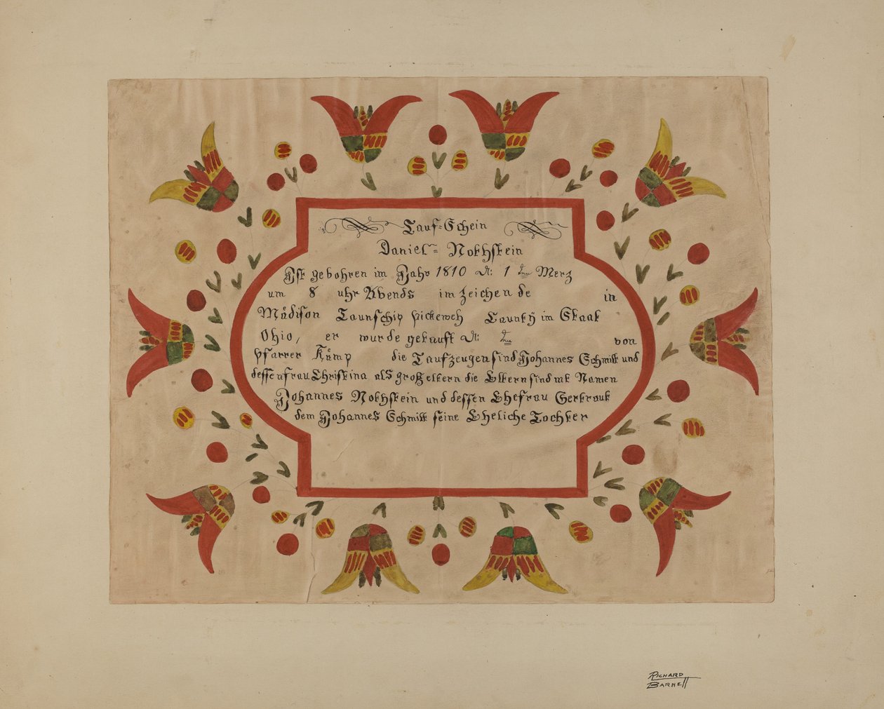 Fraktur da Richard Barnett