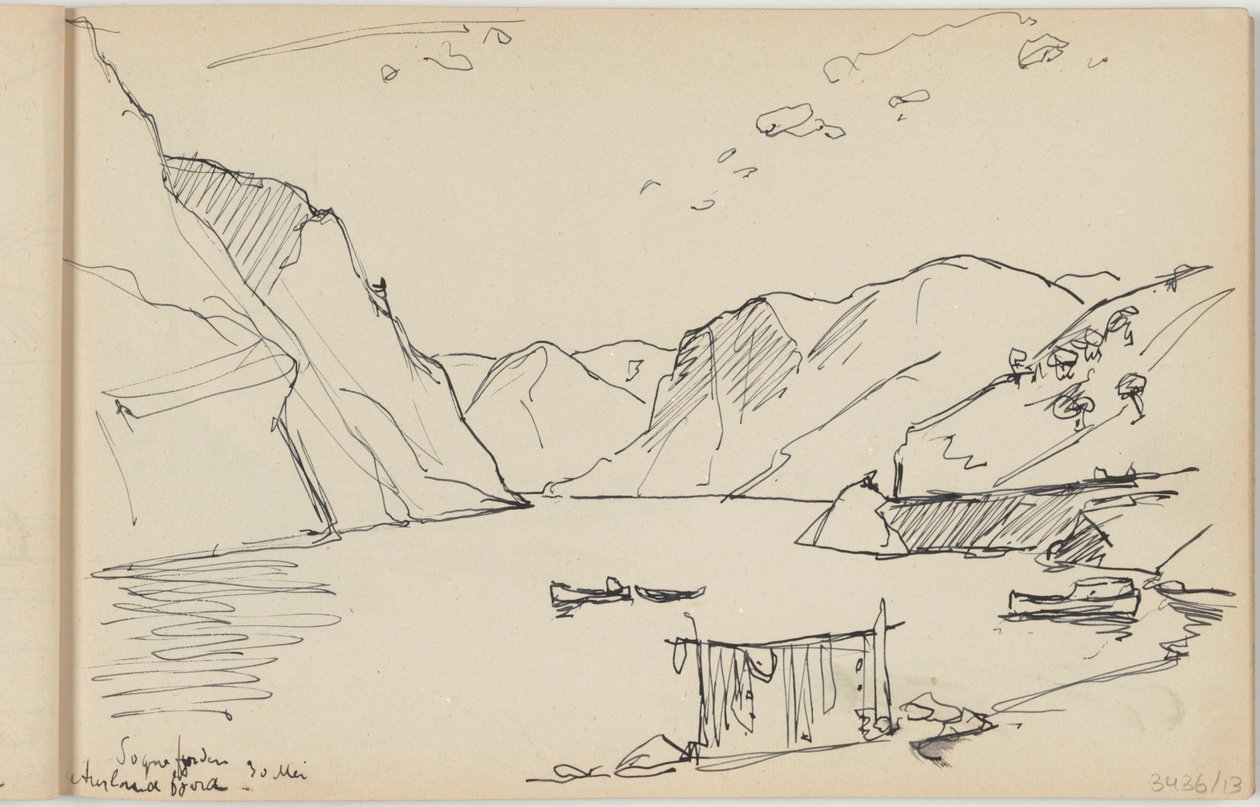 Sognefjorden Aurlandsfjord da Richard Baseleer