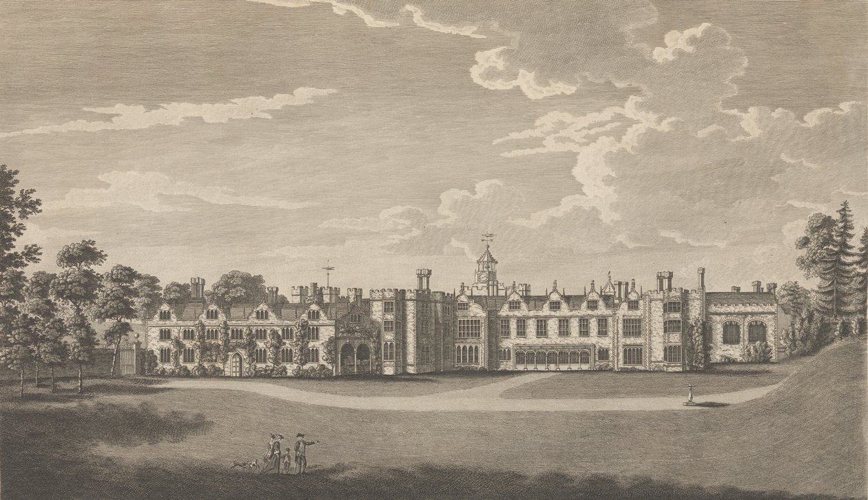 Knole, vicino a Sevenoke, nella contea di Kent, un tempo un palazzo appartenente all
