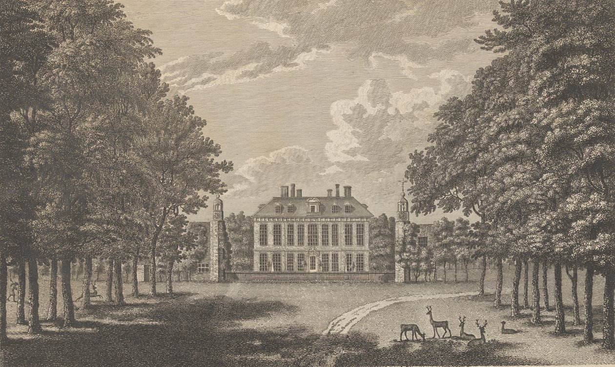 Langley Park, vicino a Beckenham nel Kent, da The History and Topographical di Edward Hasted, 1776 da Richard Bernard Godfrey