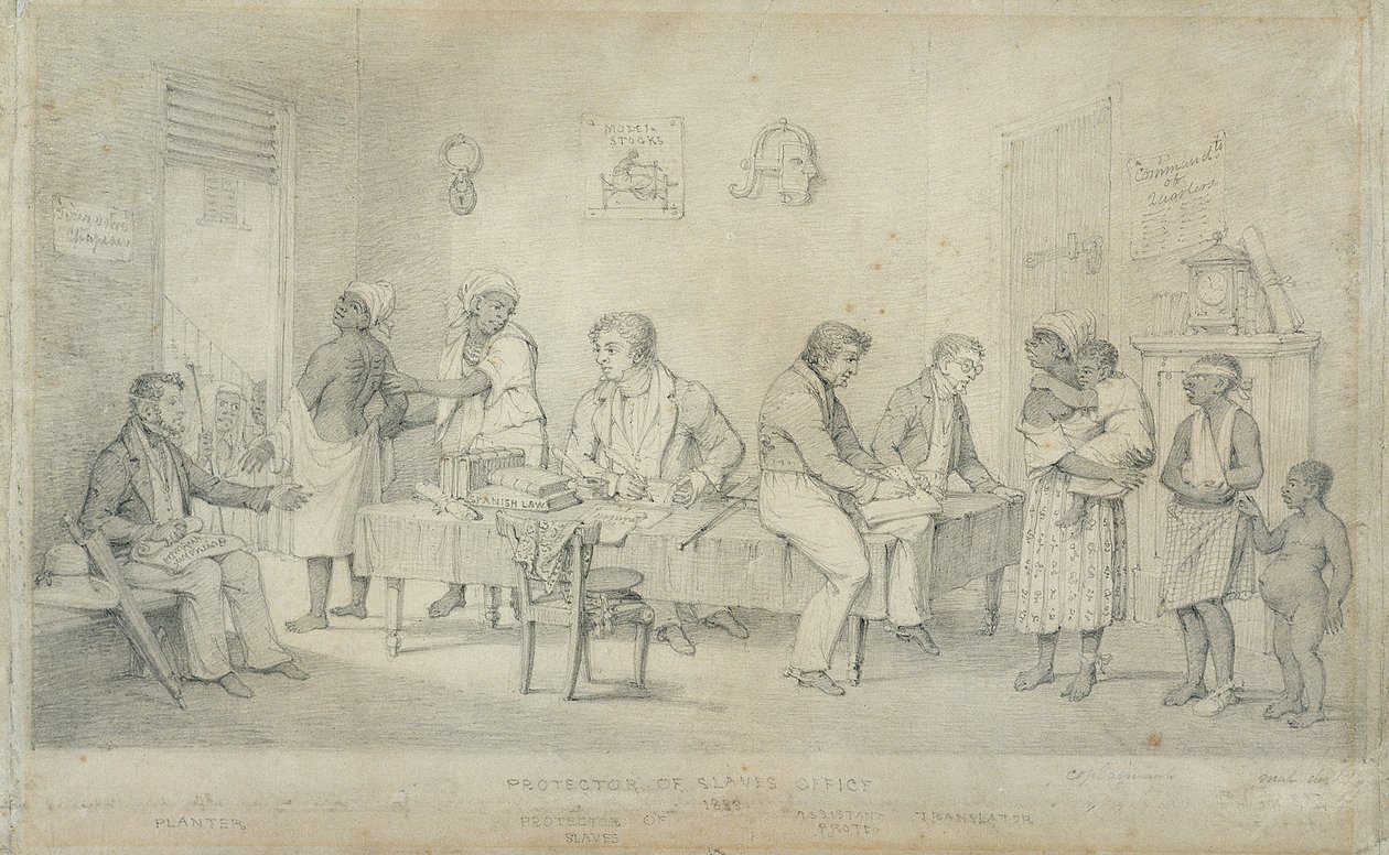 Ufficio del Protettore degli Schiavi, Trinidad da Richard Bridgens