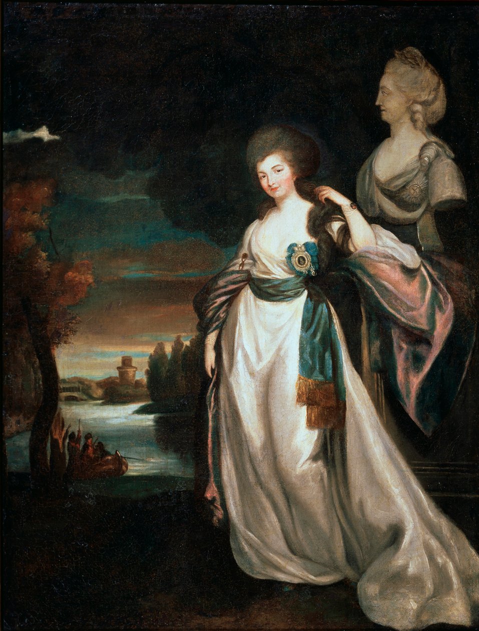 Ritratto della dama di compagnia contessa Alexandra Branitskaya, 1778-1781 da Richard Brompton