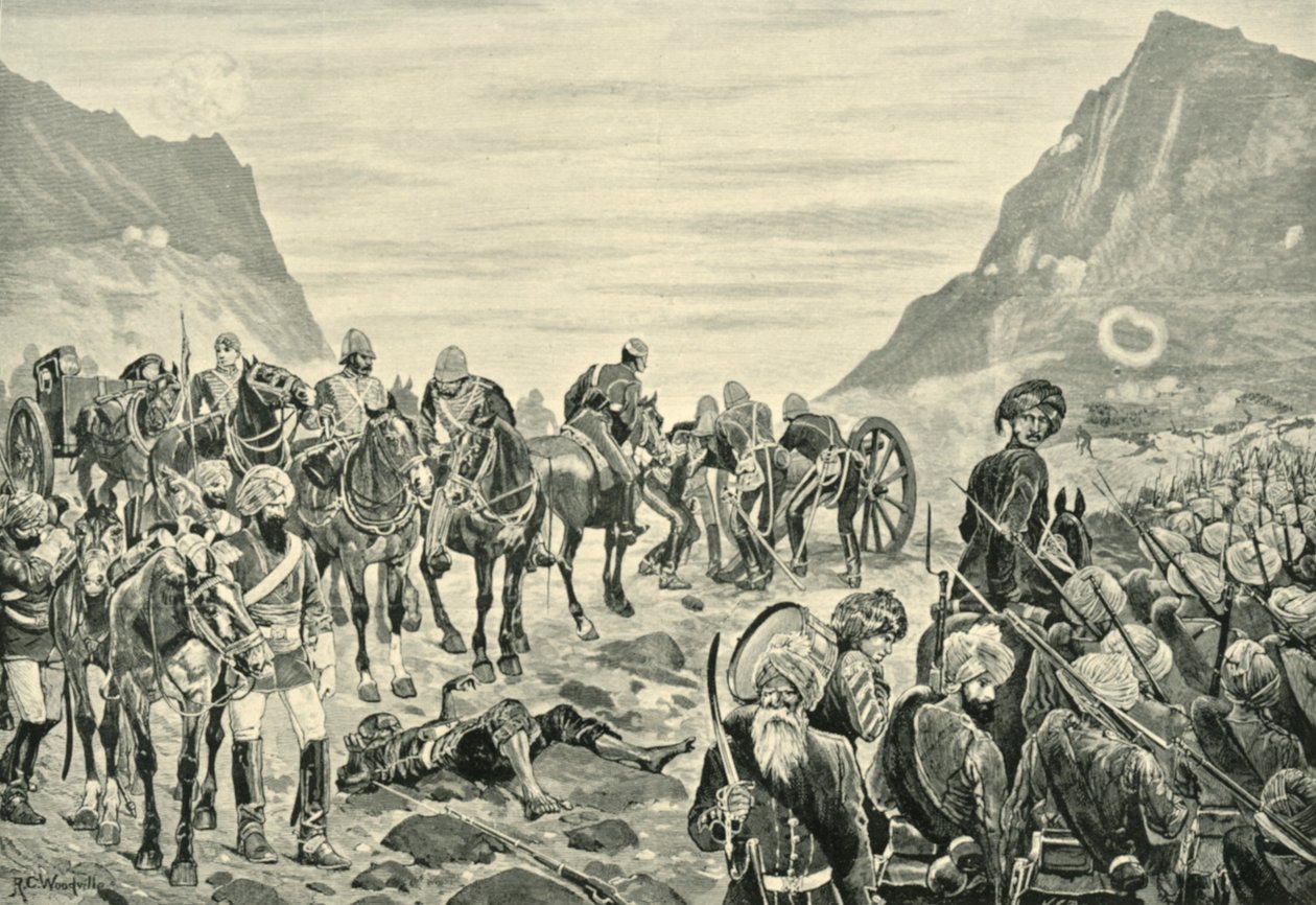 Attacco nella valle di Kuram da Richard Caton II Woodville
