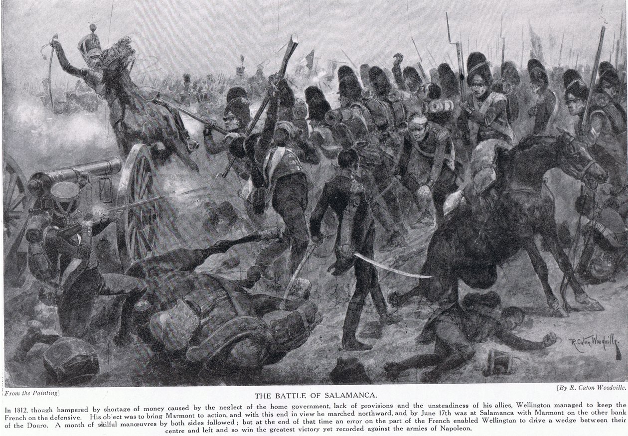 La Battaglia di Salamanca, illustrazione da 
