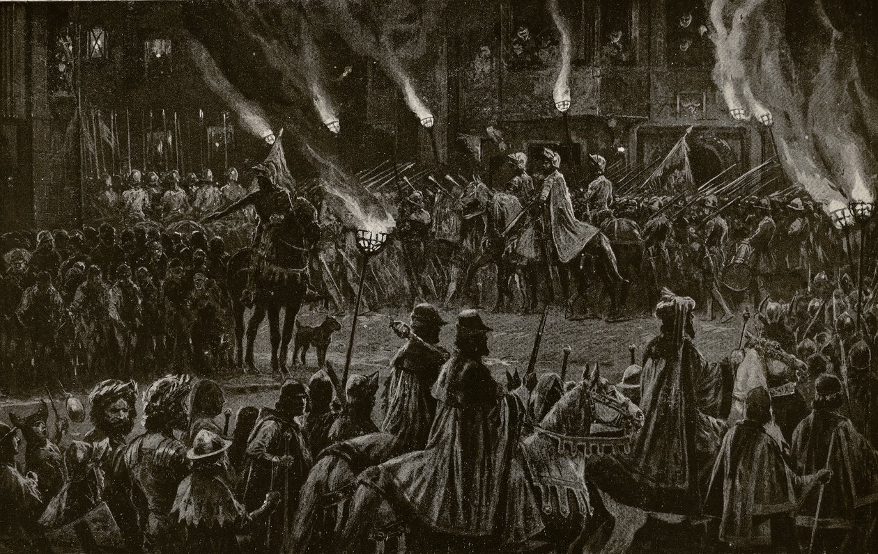 La guardia in marcia, illustrazione da 