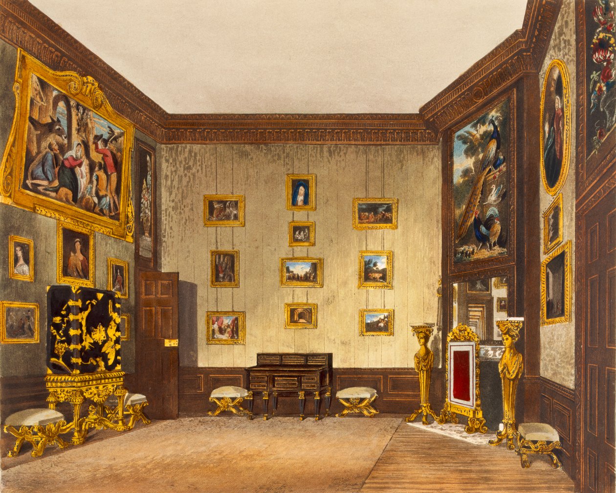 Il gabinetto di scrittura del re, Hampton Court, da 