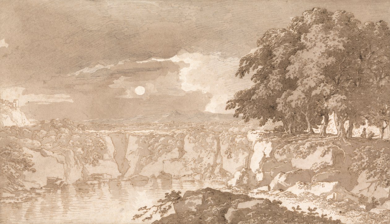 Paesaggio Lacustre Italiano da Richard Cooper the Elder