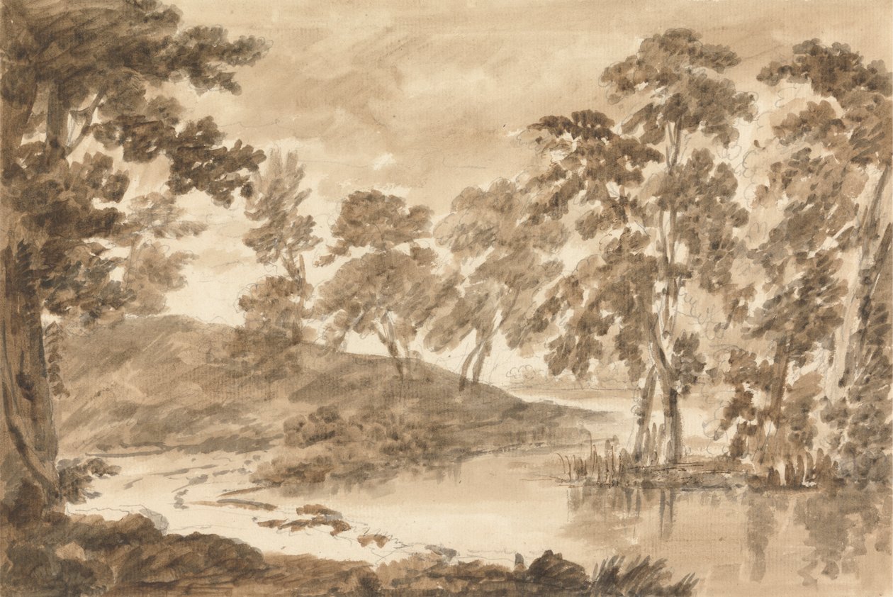 Paesaggio boschivo da Richard Cooper the Younger