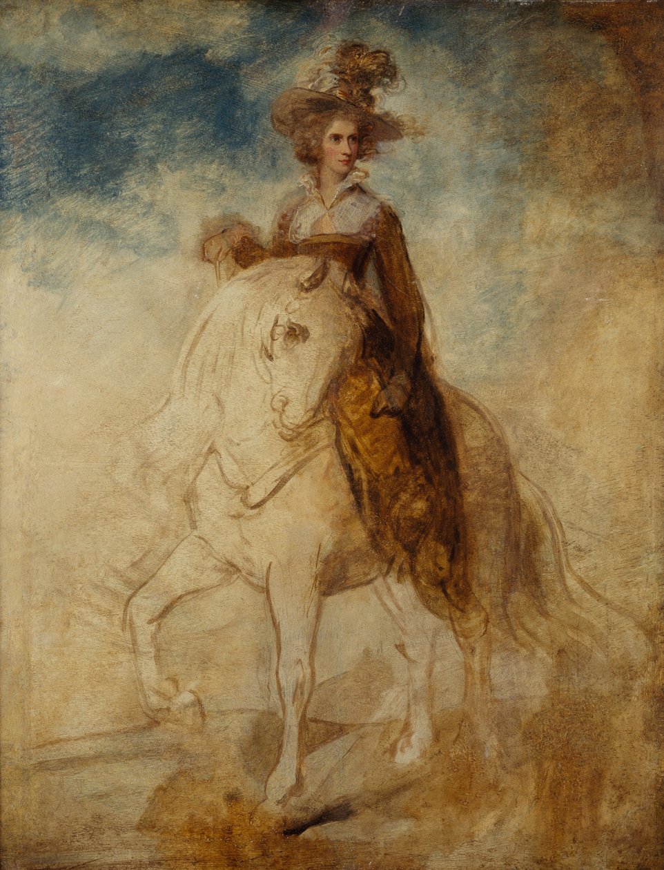 Ritratto equestre di una signora, detta Lady Elizabeth Foster da Richard Cosway
