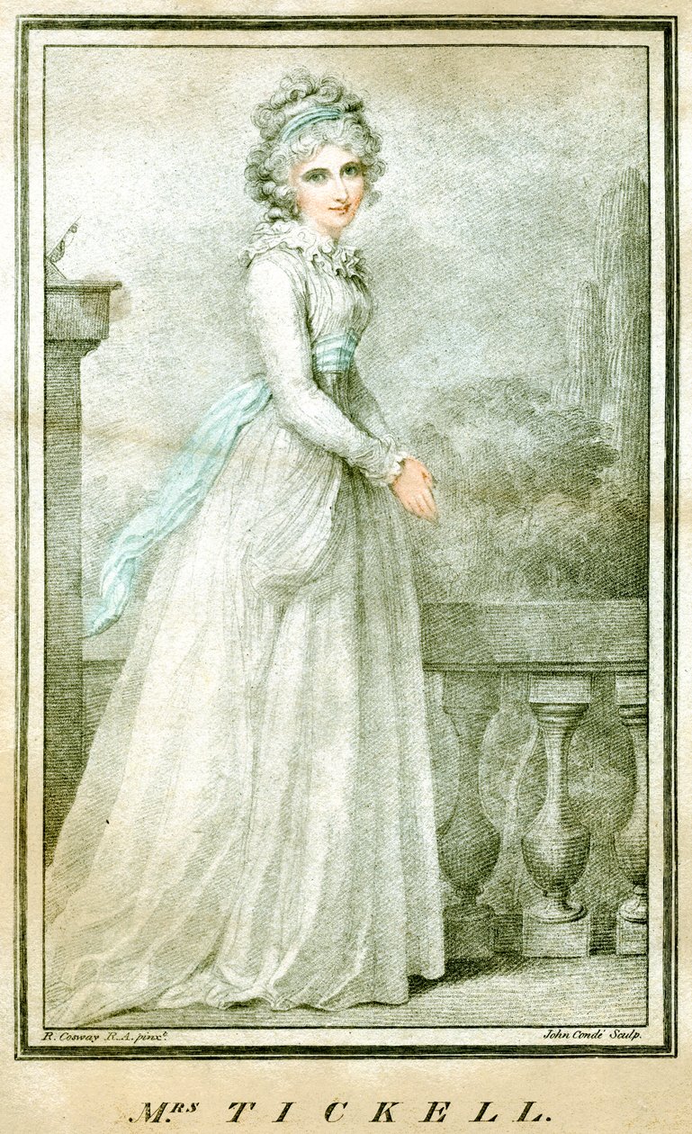 Mrs Tickell, c1780-1810 da Richard Cosway