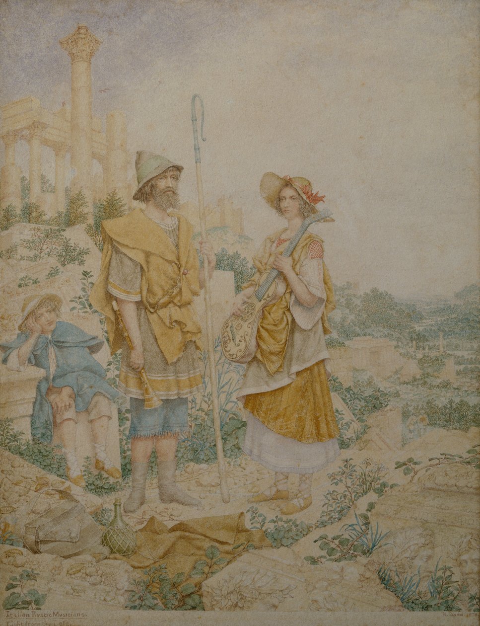 Musicisti rustici italiani da Richard Dadd