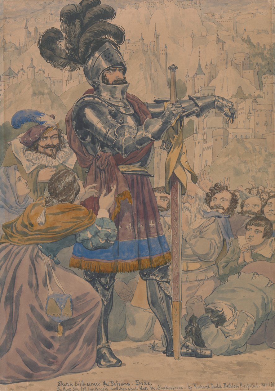 Schizzo per le Passioni: Orgoglio da Richard Dadd