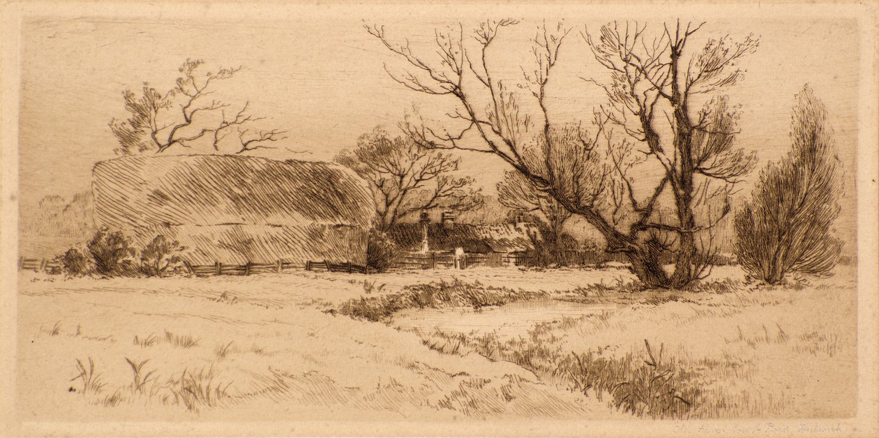 Vecchia Corte della Fattoria, Dulwich da Richard Davidson Winter