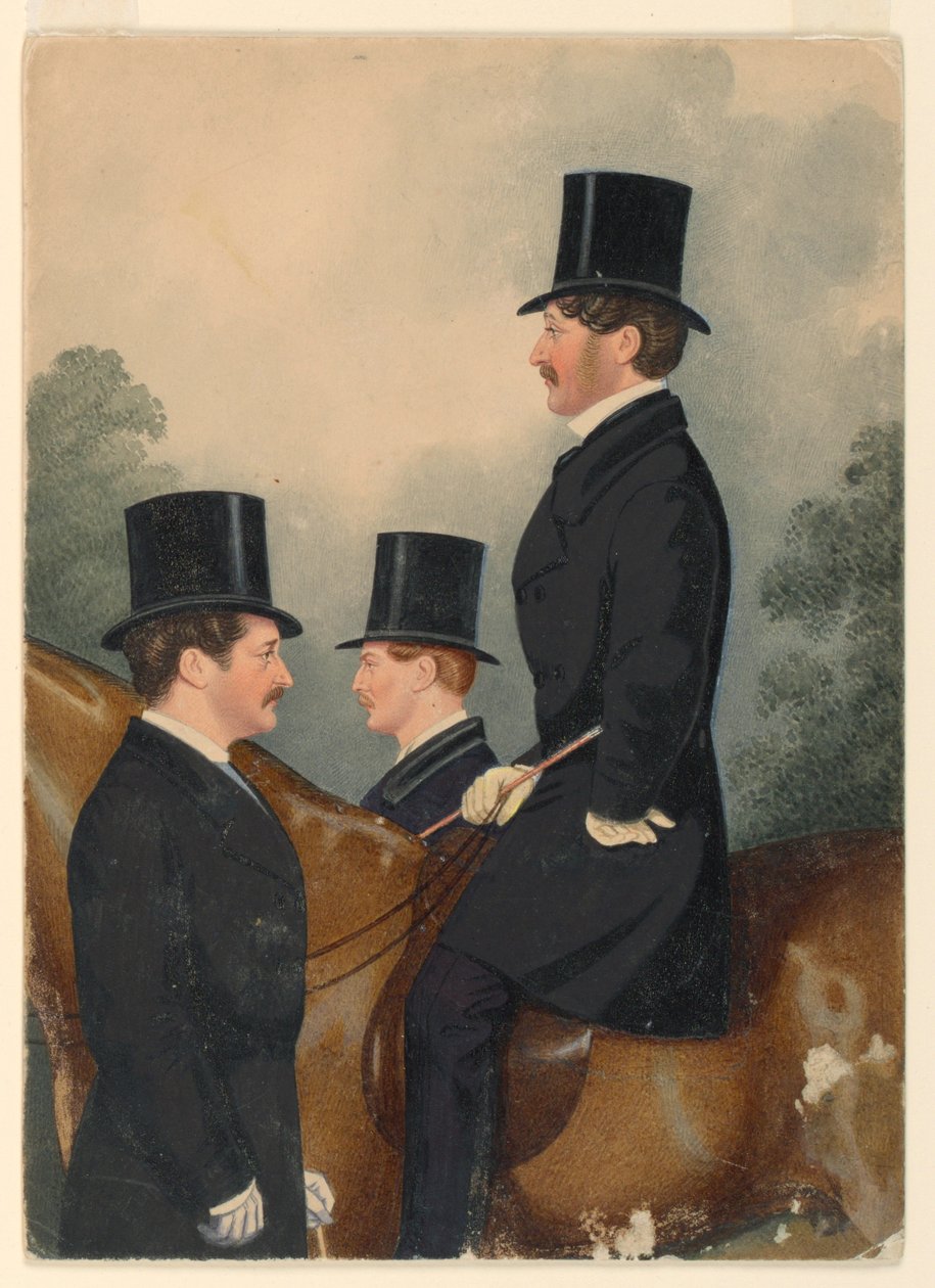 Ritratto di Sir George Wombwell e dei Suoi Fratelli da Richard Dighton